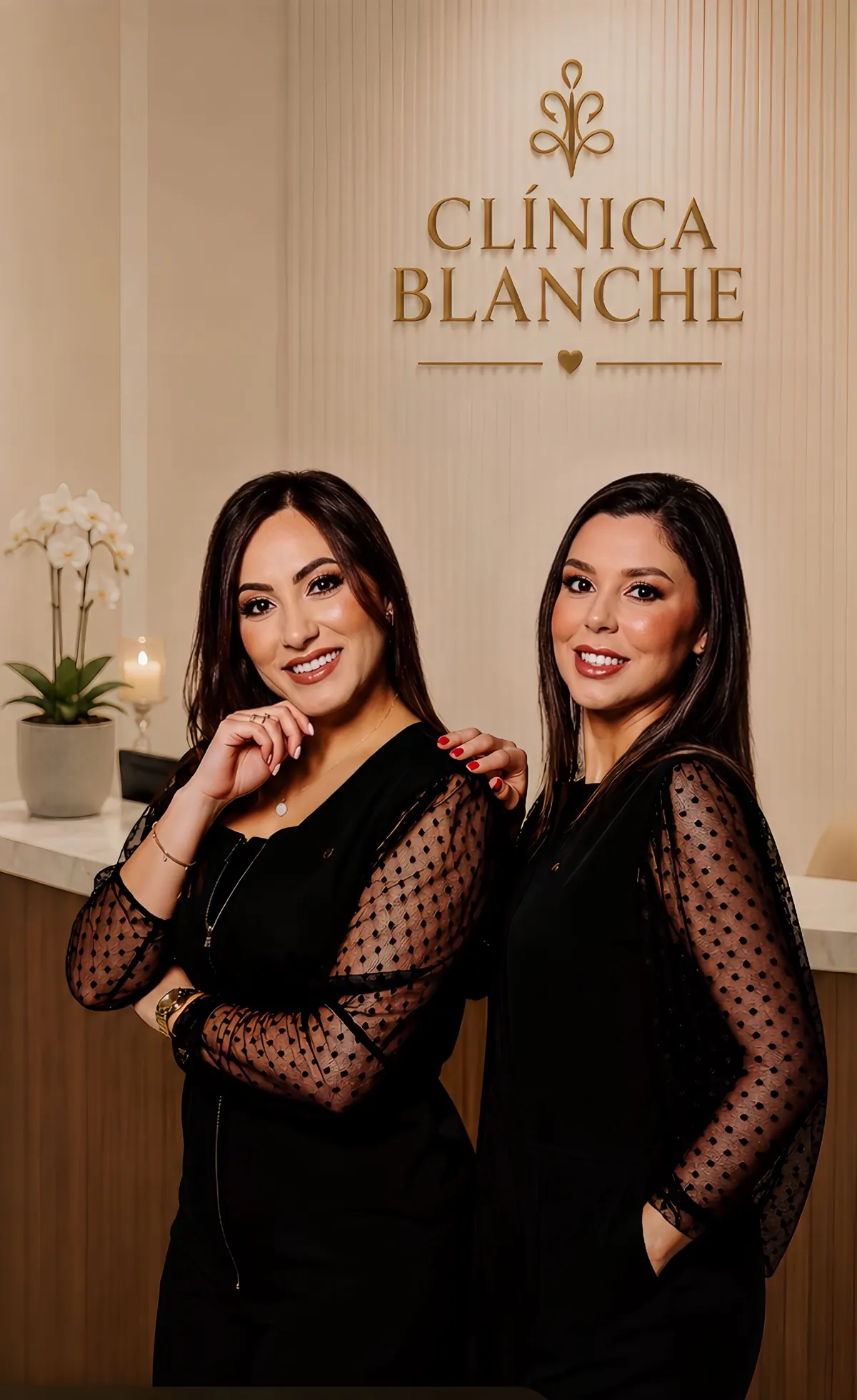 Dra. Juliana Lima e Dra. Júlia Viero na Clínica Blanche